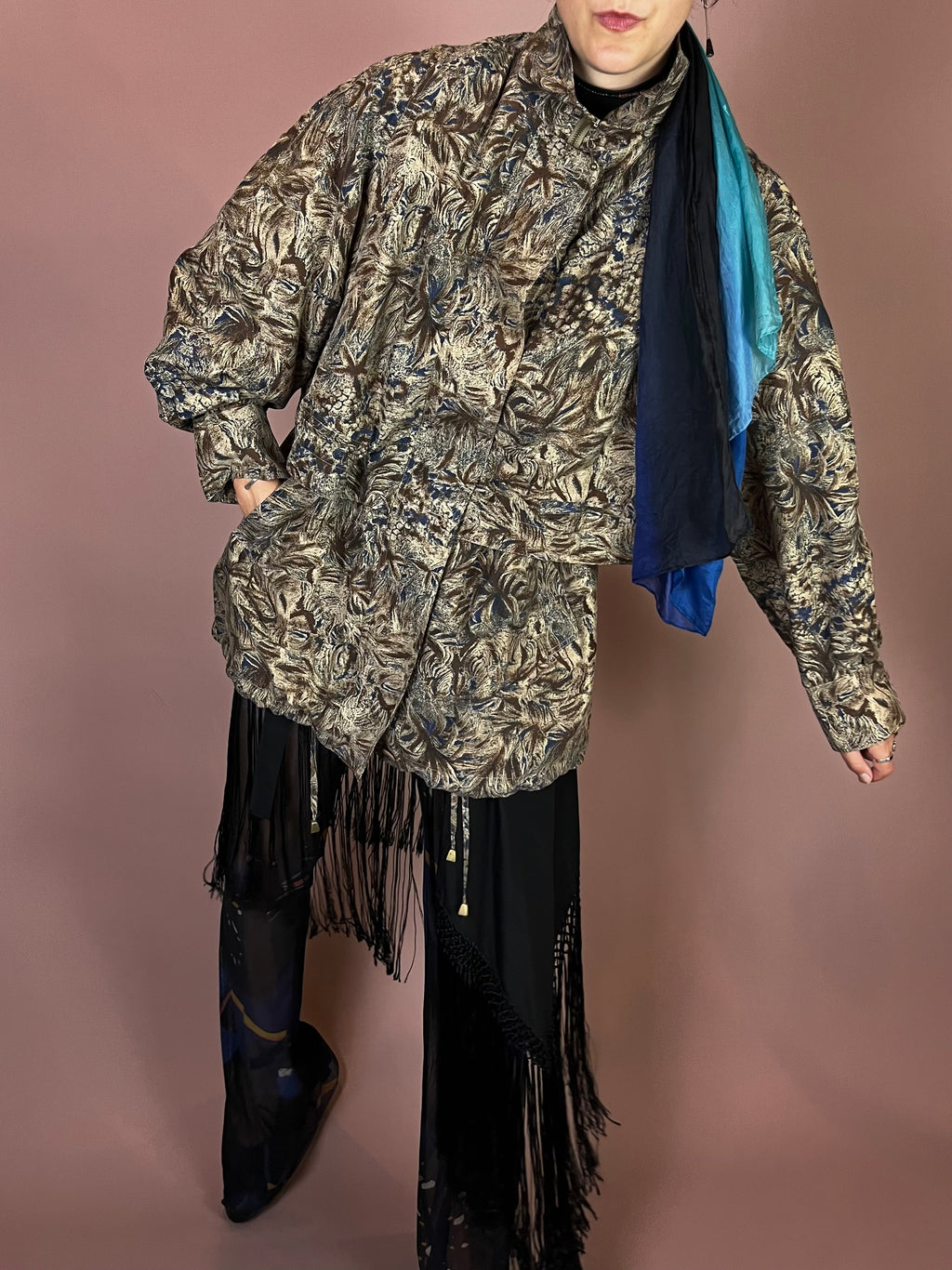 Seidenjacke Parkastyle Peter Hahn Gr. 44