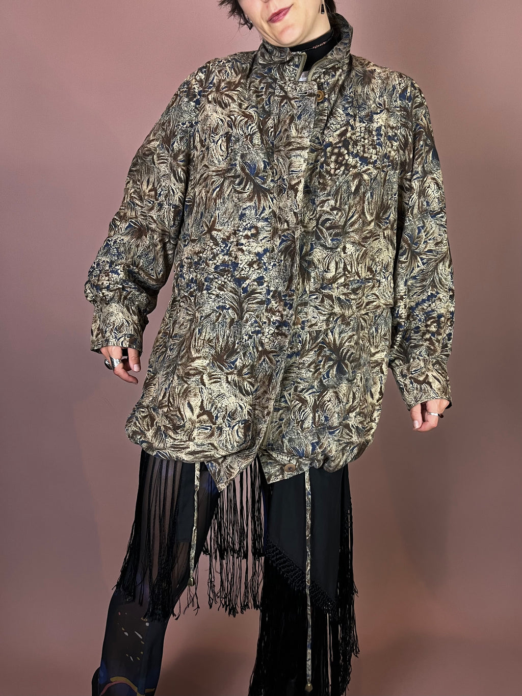 Seidenjacke Parkastyle Peter Hahn Gr. 44