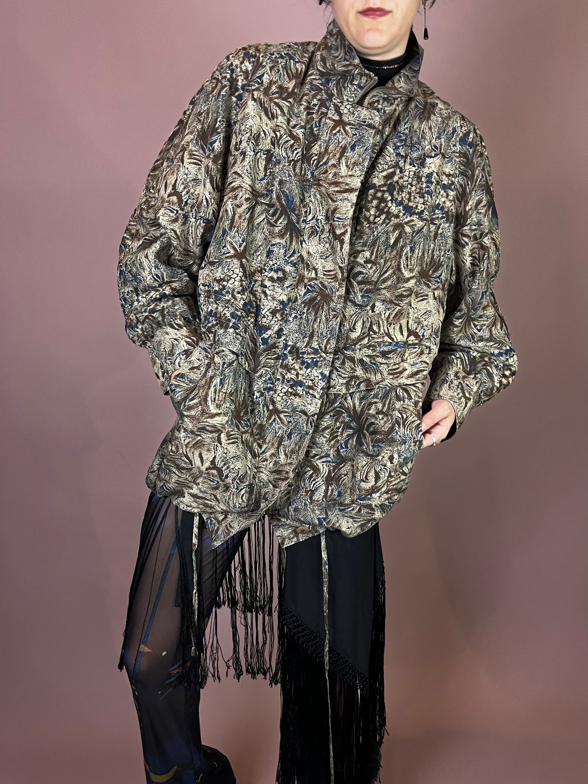 Seidenjacke Parkastyle Peter Hahn Gr. 44