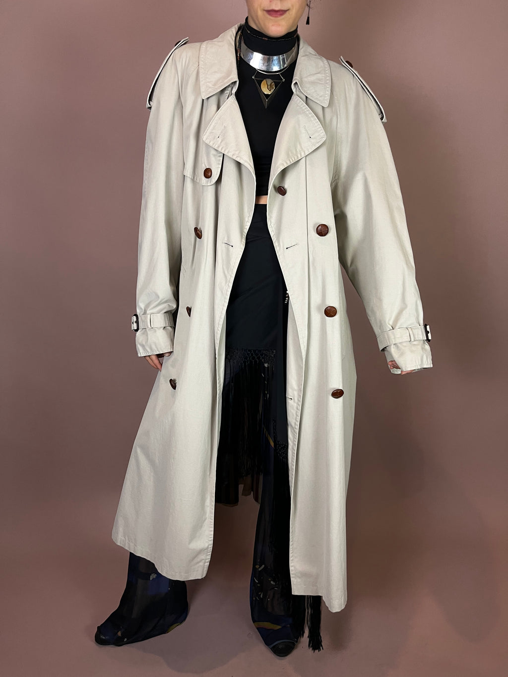Trenchcoat Beige Klassisch Bugatti Gr. XL/XXL