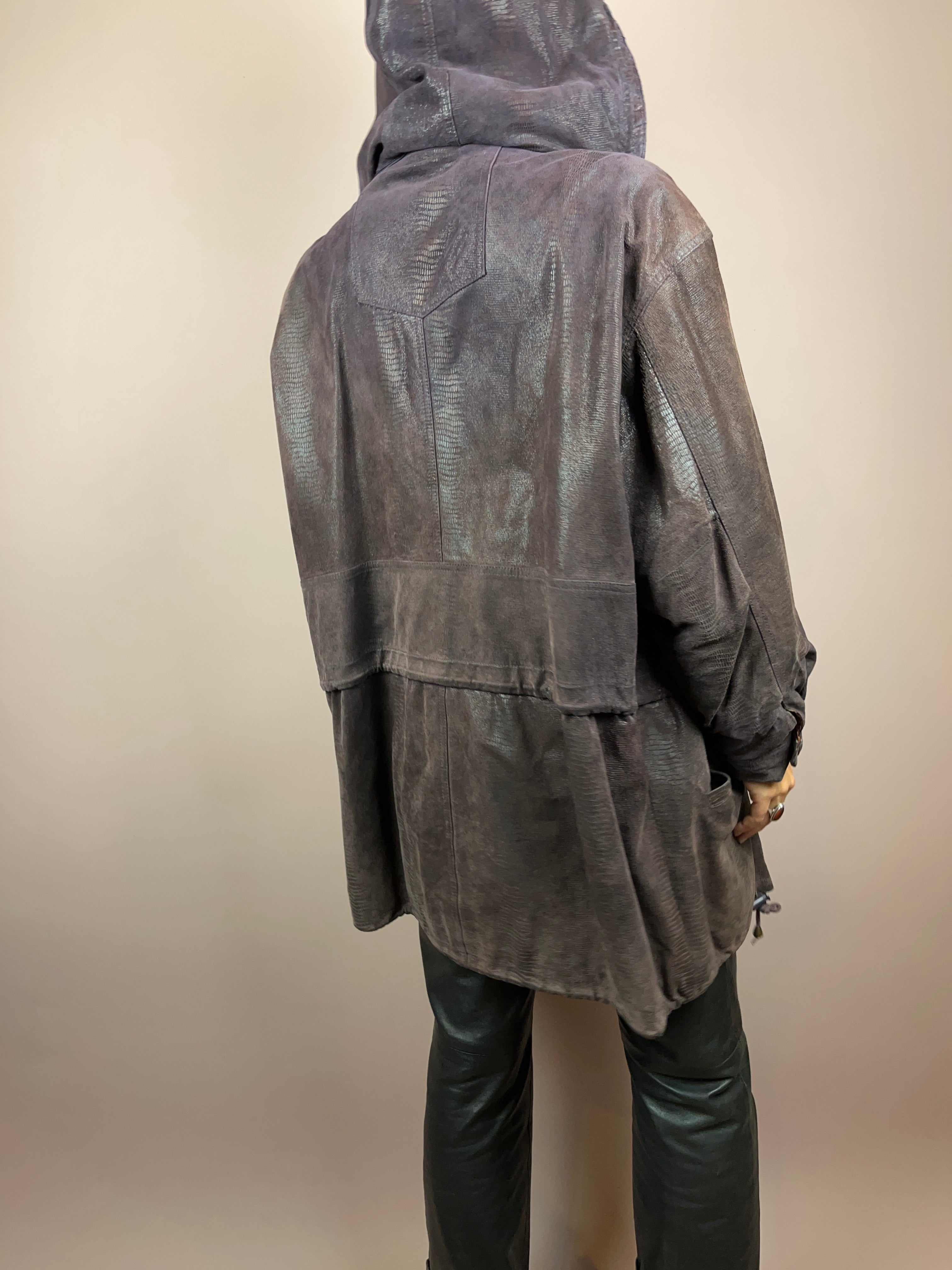 Pattern Coat Hood Gr. 40