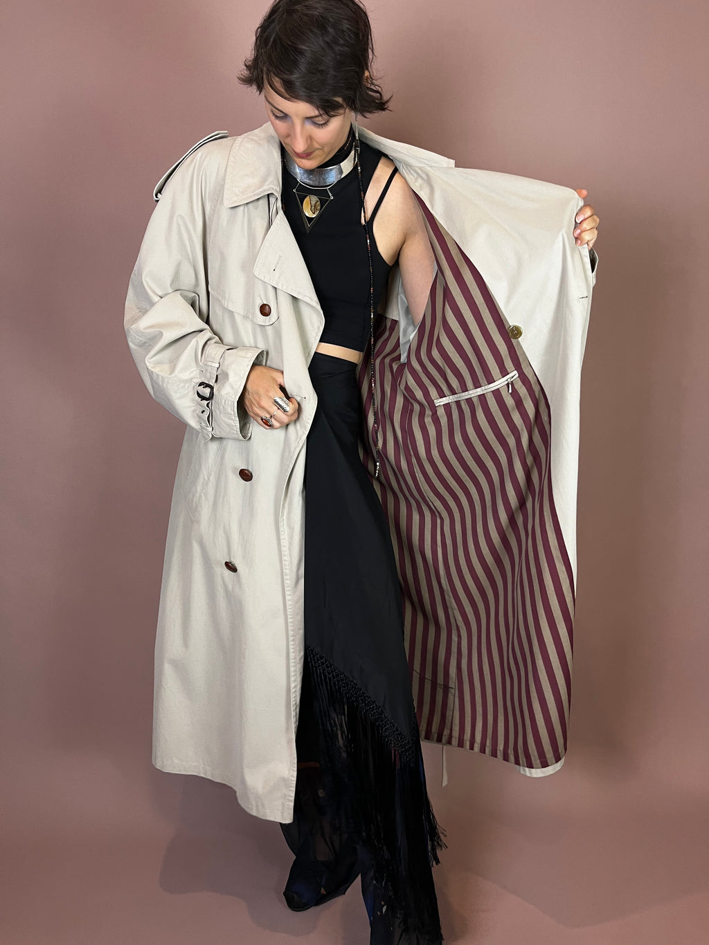 Trenchcoat Beige Klassisch Bugatti Gr. XL/XXL
