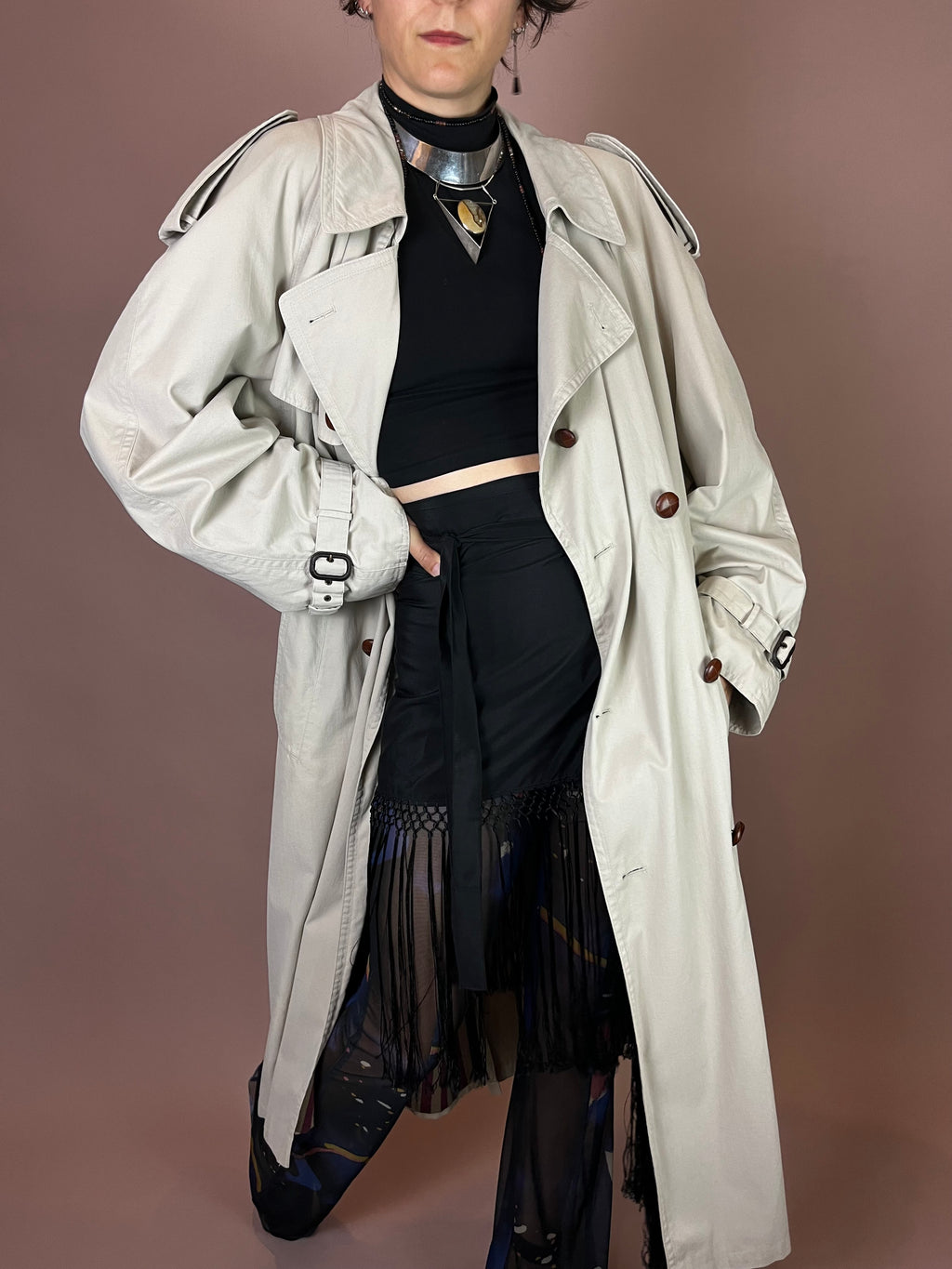 Trenchcoat Beige Klassisch Bugatti Gr. XL/XXL