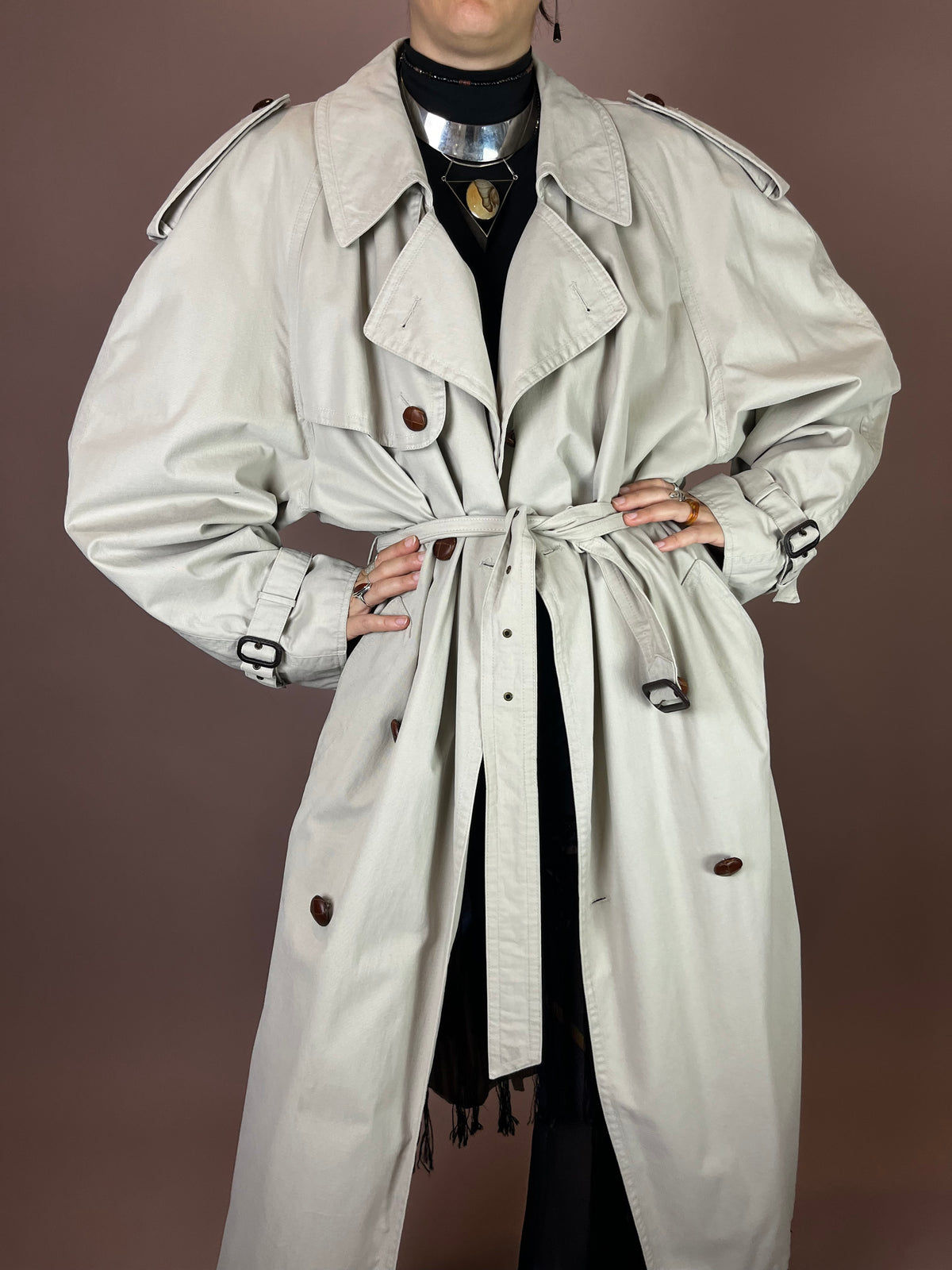 Trenchcoat Beige Klassisch Bugatti Gr. XL/XXL