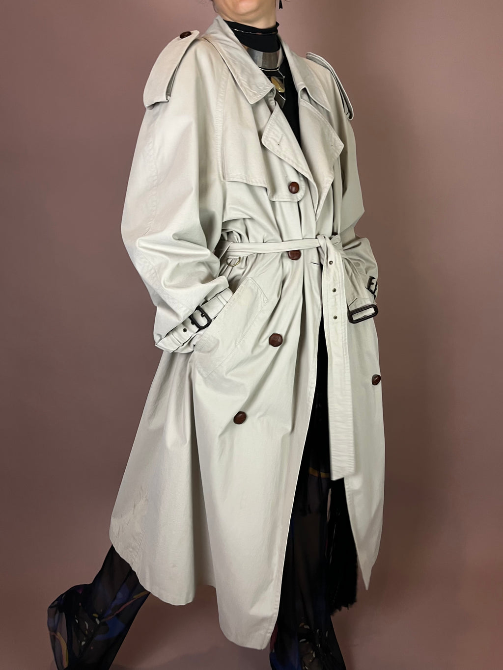 Trenchcoat Beige Klassisch Bugatti Gr. XL/XXL