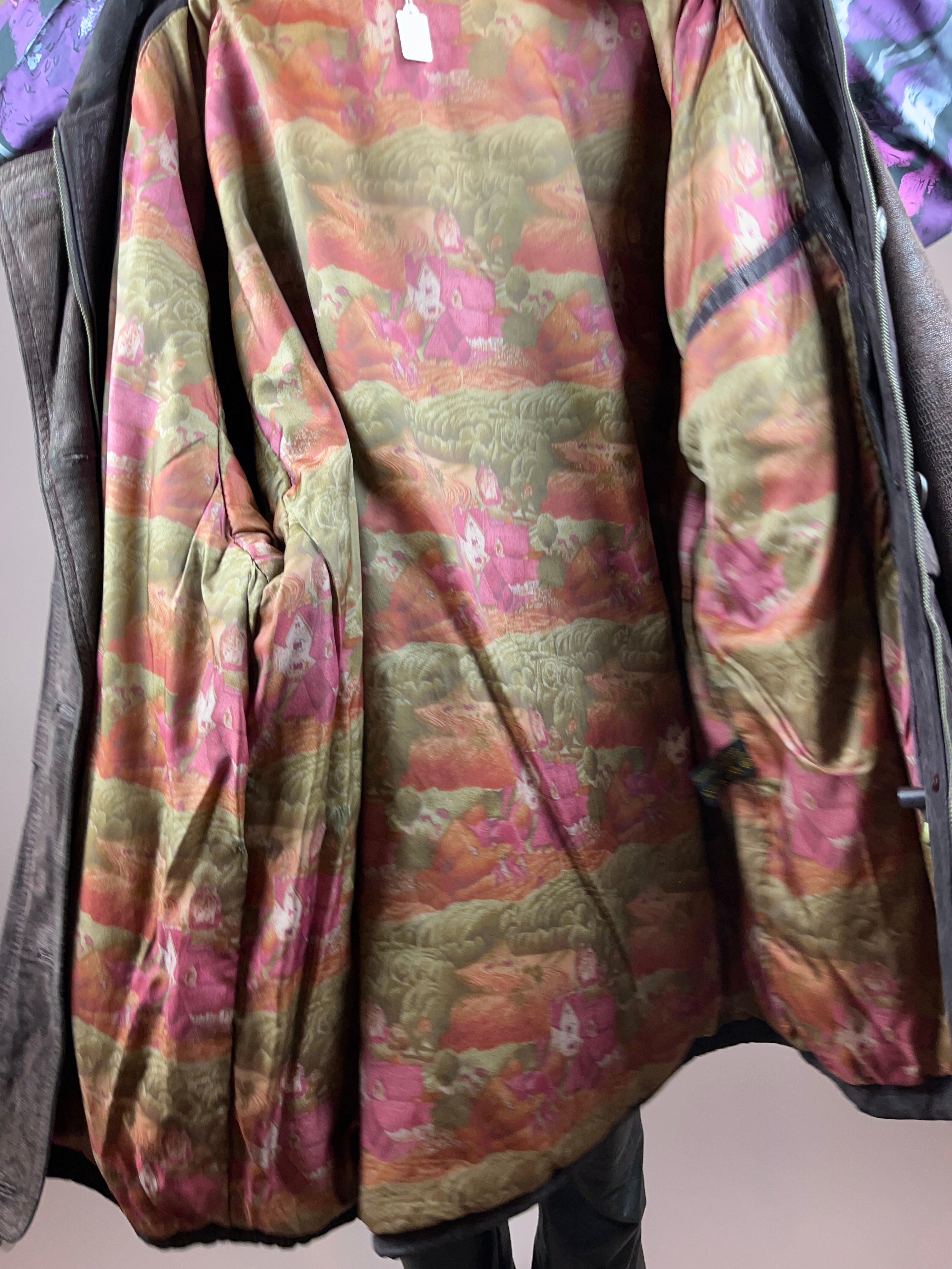 Pattern Coat Hood Gr. 40