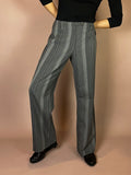 Betty Barclay Nadelstreifenhose in Grau Gr. 42