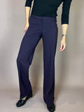 Impuls by H&M Stoffhose in Aubergine Gr. 36