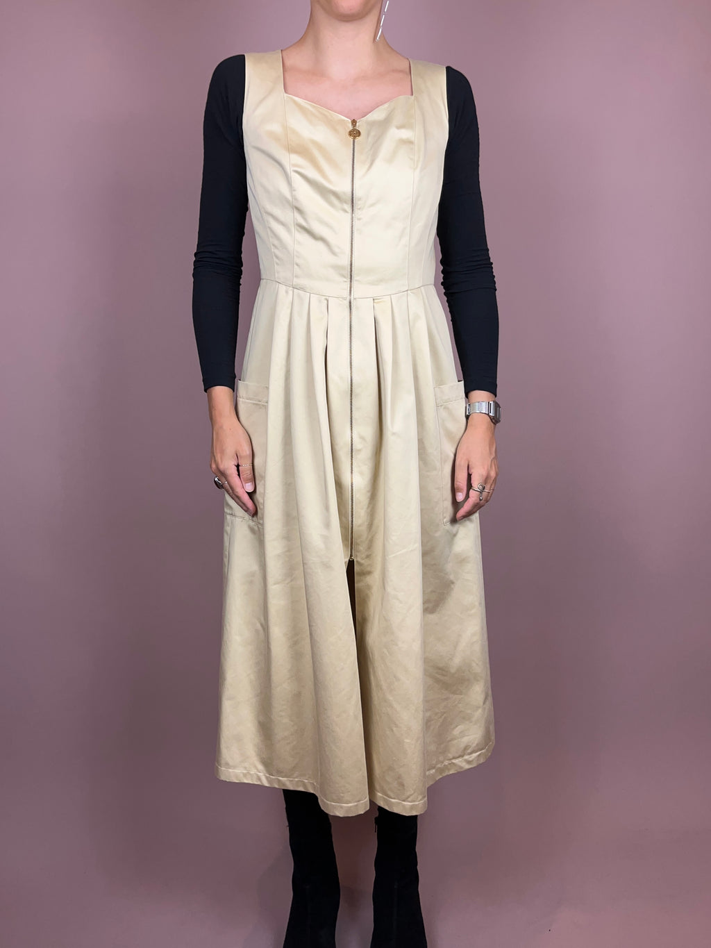 Dress Light Yellow Gr. 36