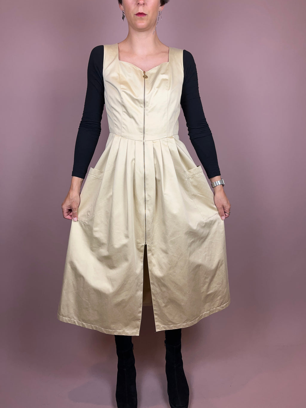 Dress Light Yellow Gr. 36