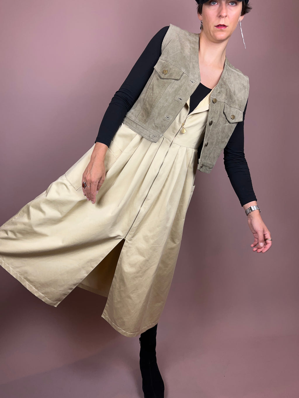 Dress Light Yellow Gr. 36