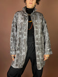 Kemper Jacke in Snake Print Oversized Gr. 44