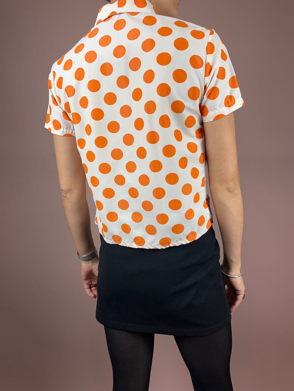 Blouse Dots 70s Gr. 34/36