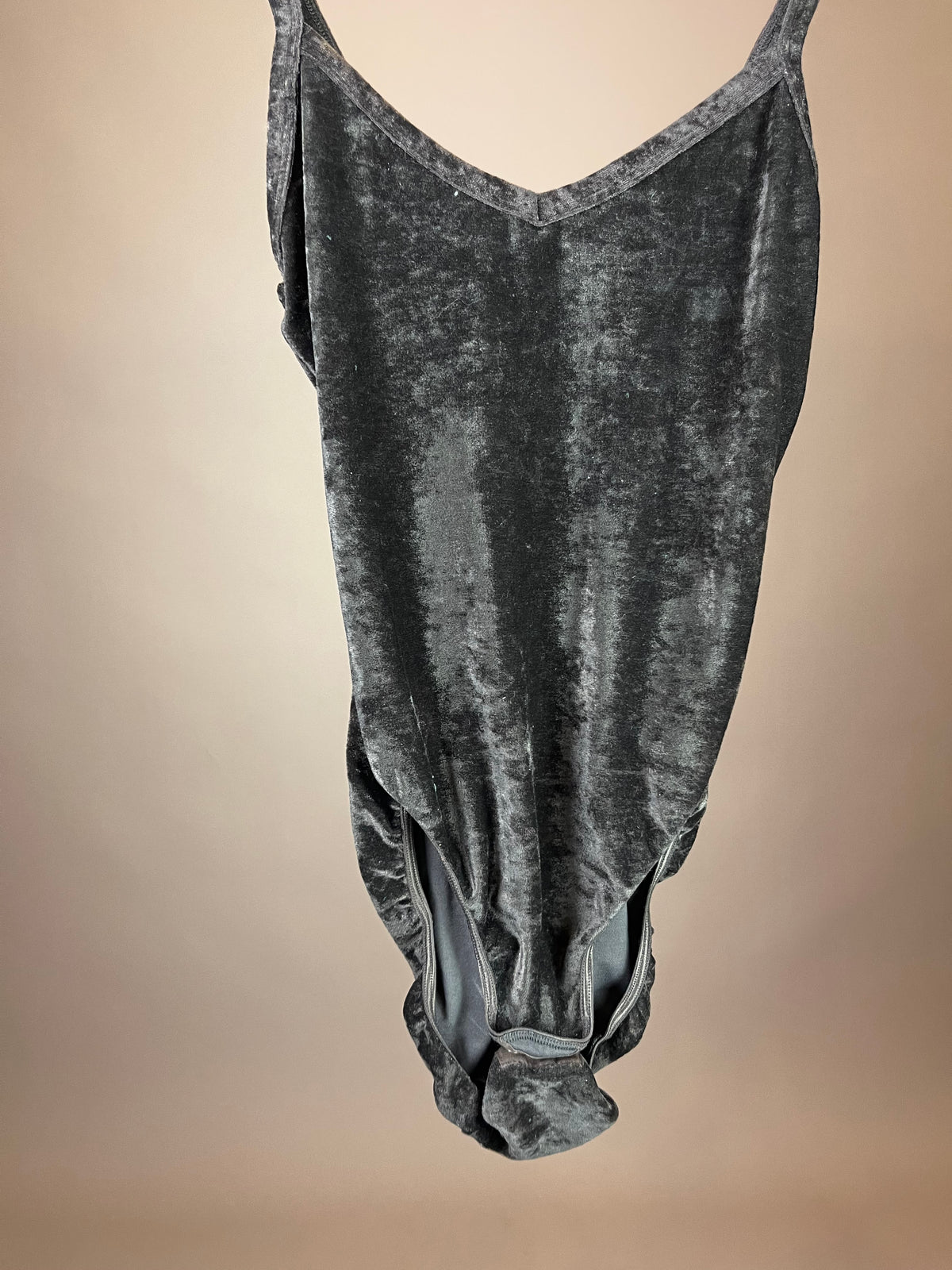 Body Samt Dunkelbraun Gr. 34