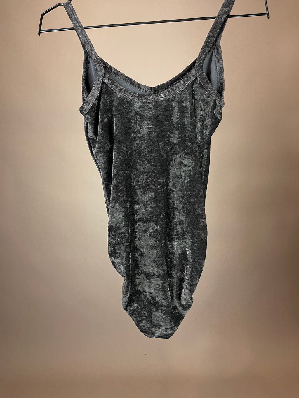 Body Samt Dunkelbraun Gr. 34