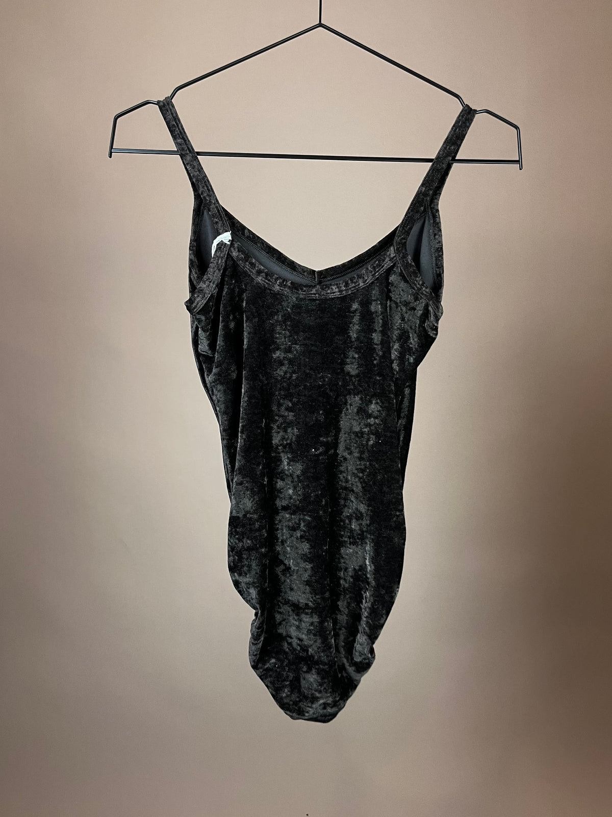 Body Samt Dunkelbraun Gr. 34