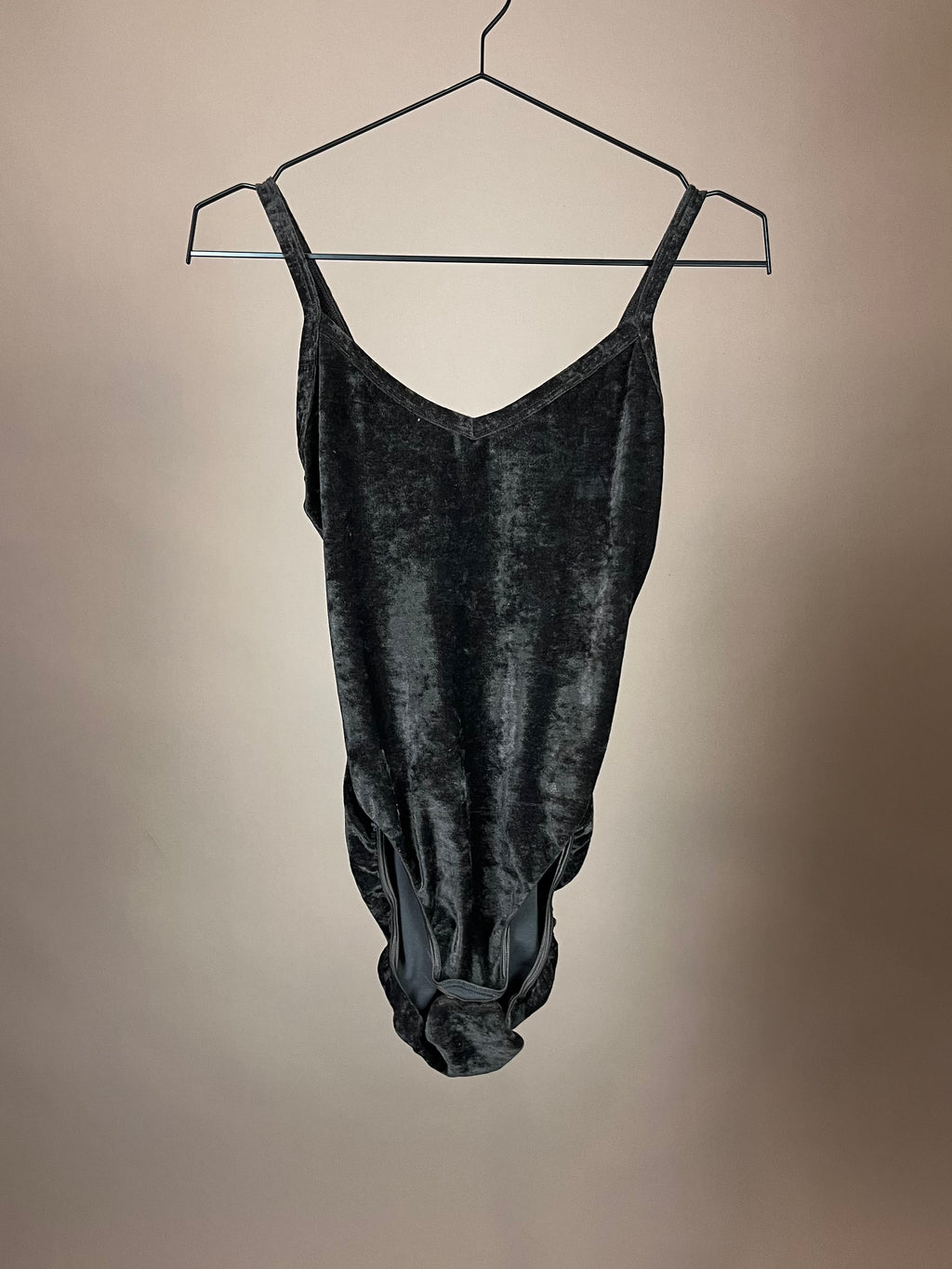 Body Samt Dunkelbraun Gr. 34