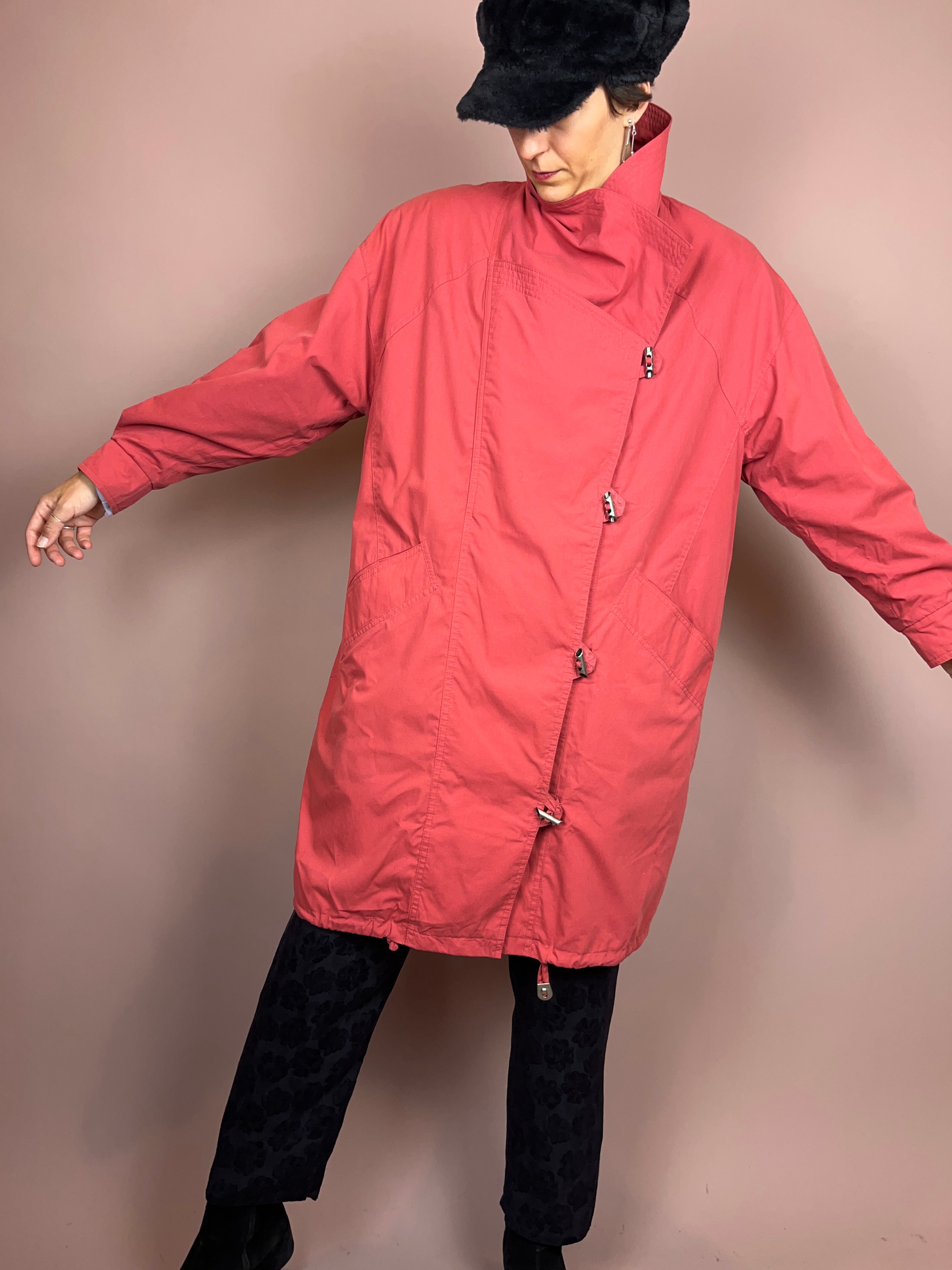 Trenchcoat Salmon Cotton Gr. 36/38