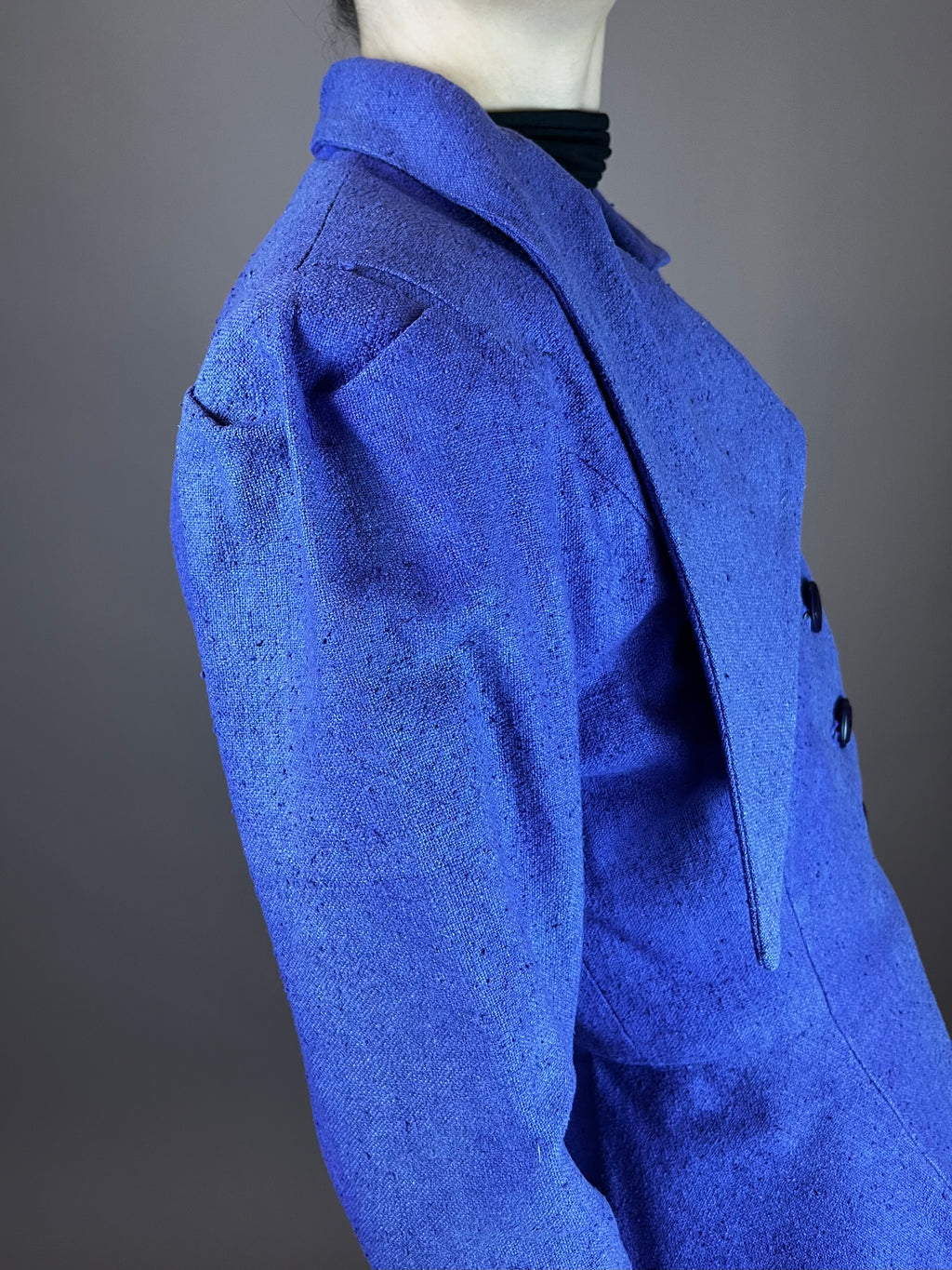 Extravaganter Blazer aus Wildseide Violet Gr. 38