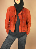 Balou Lederjacke Rostrot Wildleder Gr. 42