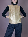 Weste Gold y2k Spice Girl Gr. 36