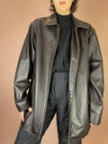 Lederjacke Dunkelbraun Glattleder  Gr. XL