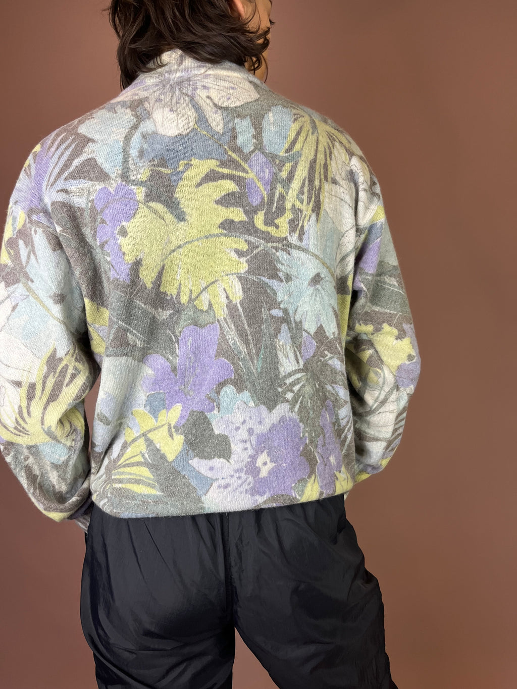 Pullover Pastell Flieder Lime Gr. 36