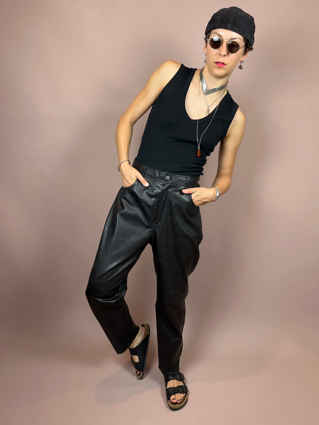 Leatherpants Black Gr. 40