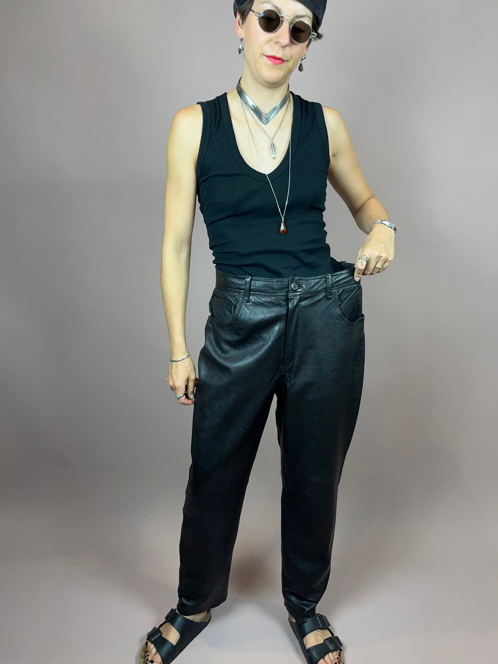 Leatherpants Black Gr. 40