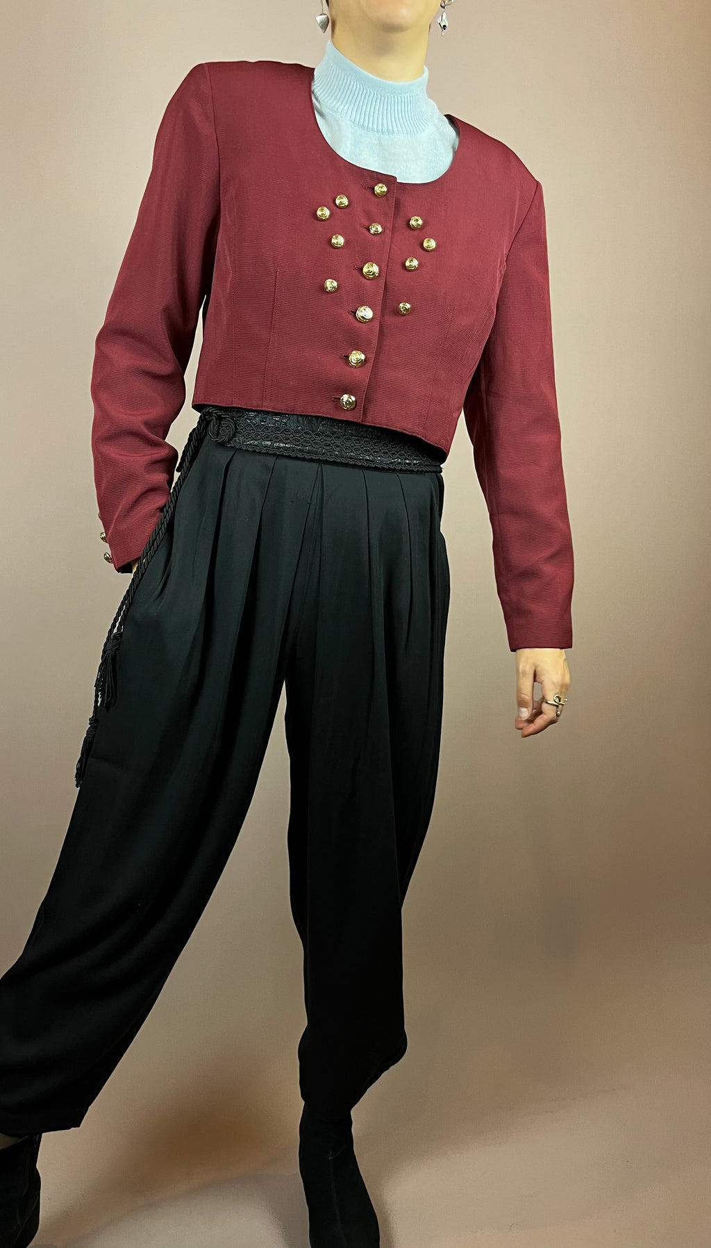 Bolero Jacket Dark Red Gr. 40