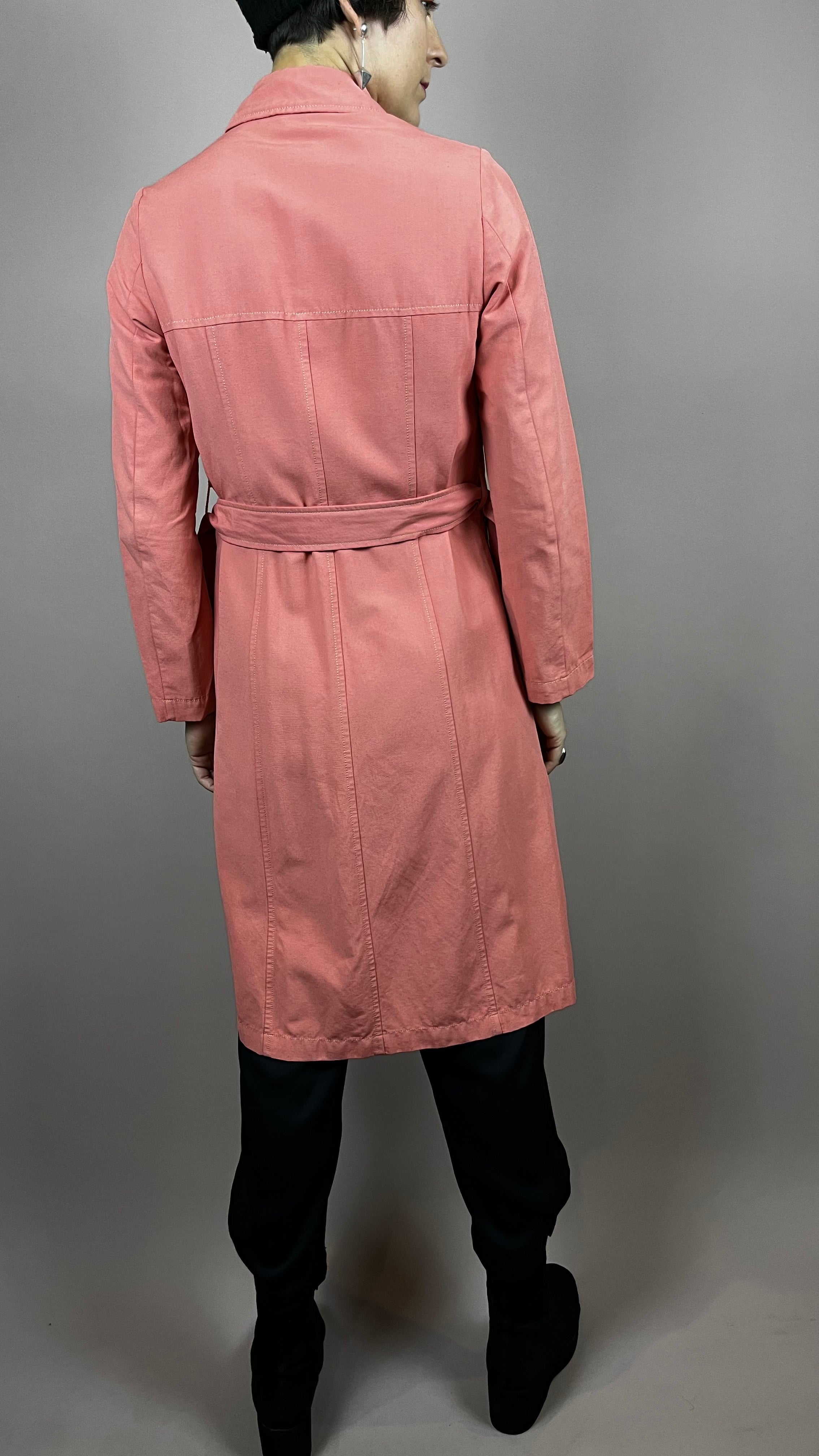 Stefanel Trenchcoat Salmon Gr. 36