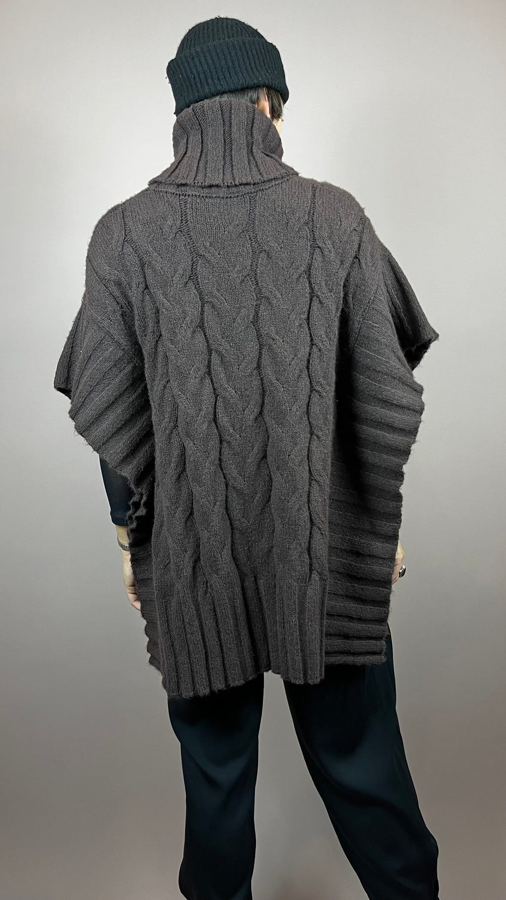 Pullunder Brown High Neck Knit Gr. 38/40
