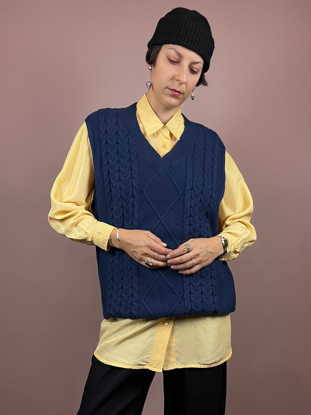 Pullunder Dark Blue Gr.M