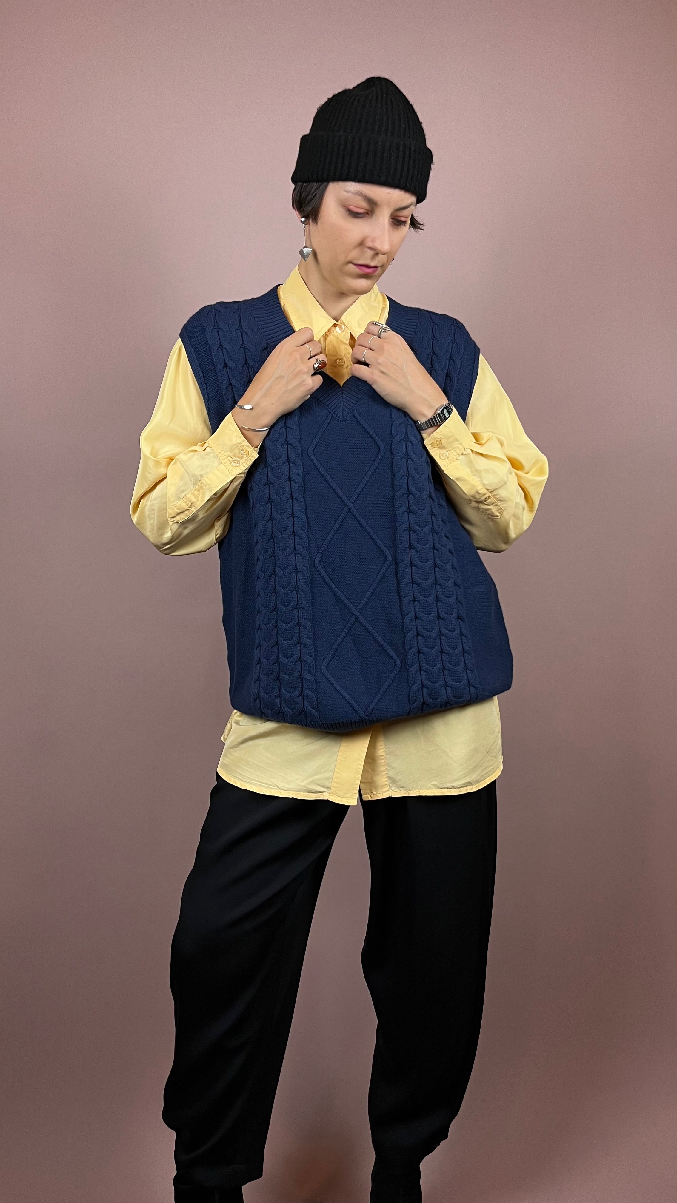 Pullunder Dark Blue Gr.M