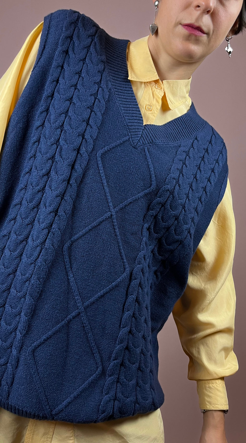 Pullunder Dark Blue Gr.M